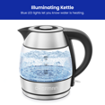 thumbnail image 4 of Chefman 1.2L Electric Tea Kettle with LED Lights – Stainless Steel, 4 of 7