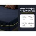 thumbnail image 2 of Resenkos Twin Mattress - 12 Inch Memory Foam for Cool Sleep, in a Box, Pressure Relief, Breathable, Medium Firm Support, Blue, 2 of 14