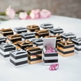 thumbnail image 3 of Black/Gold Stripe Favor Box W/Bow (24Pc) - Party Supplies - 24 Pieces, 3 of 3