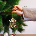 thumbnail image 4 of Christmas Tree Shaped Animal Ornaments, Cute Animal Pendants, Acrylic Flat Xmas Decorations, Winter Home Decor, Tree Hanging Ornaments for Mantel Window Door, Unique Gift for Animal Lovers, 4 of 5