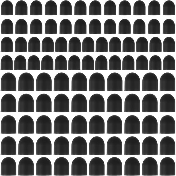 60PCS Silicone Tips for Stylus Pens, 0.21inch/ 0.27inch (5.5mm/ 7mm) Replacement Nibs for Touch Screen Pen, Black Surface Pen Tips, Sensitivity and Precision No Scratches Universal Stylus Ends