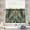 Green Marble Pattern, variant on 2 Pieces Tier Curtain for Kitchen and Bathroom- 27x24inch Green Peacock Feather Pattern Design- 40-60% Window Curtain Shading