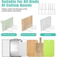2 Pack Cutting Board Organizer,Holds 6 Small Boards,Cutting Board