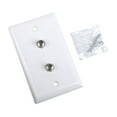 thumbnail image 4 of Construct Pro Wall Plate with Dual F-81 Connectors (White), 4 of 7