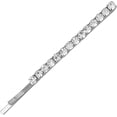 thumbnail image 5 of Ensemble de Six Tons Argentés Strass Cristal Clair Épingles à Cheveux de Mode, 5 of 5