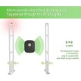 thumbnail image 4 of Clothes Anti-Theft Security Tags, 8.2mhz System Chip-Matched Retail Security System Sensors, Square Hard Clothes Tags (Black), 4 of 5