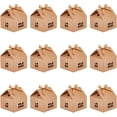 thumbnail image 2 of 20Packs Small House Shaped Gift boxes with Ribbon 4.9x4.9x5.3 inch Paper Candy box Cardboard Treat Bags, 2 of 6