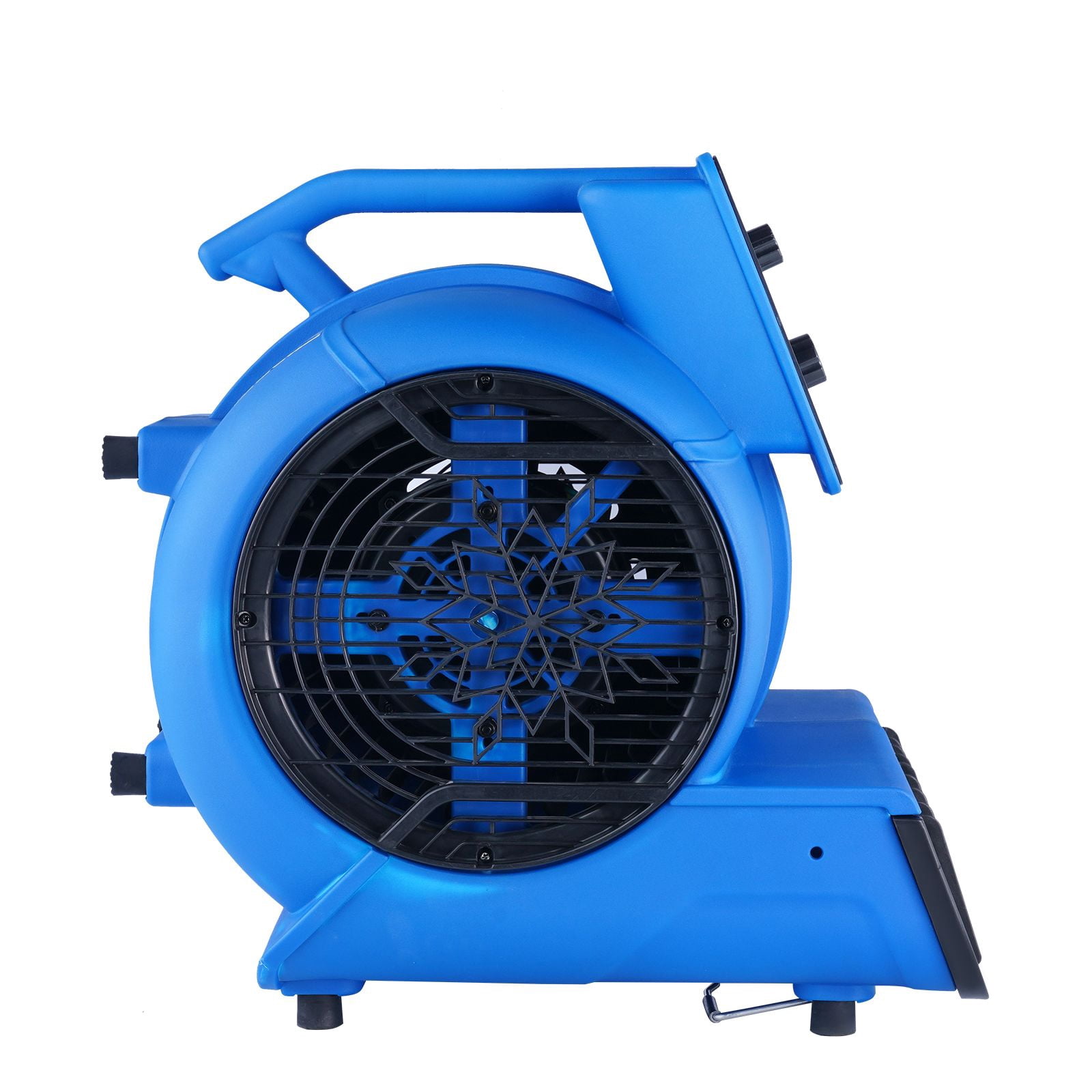Portable 2600 CFM Air Mover Fan, 1/2 HP Carpet Dryer with Timer, 4-Way Tilt for Janitorial, Home, Industrial - ETL Certified