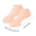 thumbnail image 2 of 2 pares de calcetines hidratantes de silicona antideslizantes antigrietas para pies secos y agrietados, 2 of 7