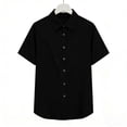 thumbnail image 4 of BUIGTTKLOP Button down Shirts for Women Short Sleeve Shirts Collared V Neck Summer Beach Tops 2026, 4 of 4