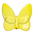 thumbnail image 3 of Figura de mariposa de cristal, adorno de mariposa para sala de estar, gabinete de oficina pequeño amarillo, 3 of 9