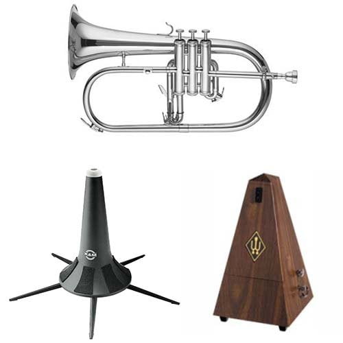 Band Directors Choice Bb Intermediate Flugelhorn Deluxe Pack