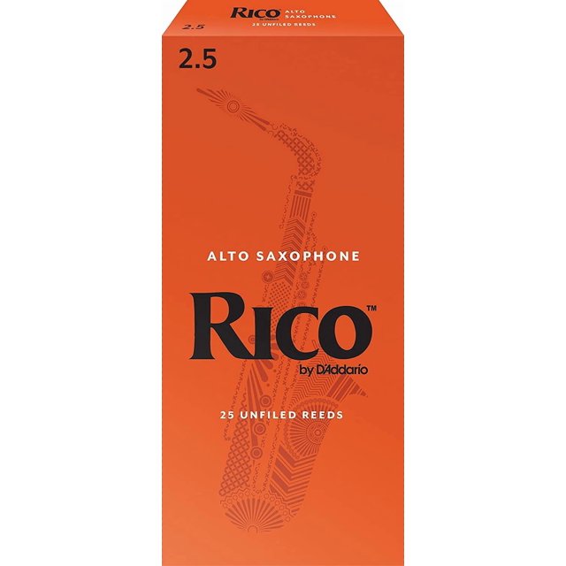 Cañas para saxofón D'Addario Woodwinds Rico Saxo Alto RJA2525 2.5