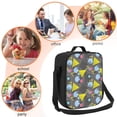 thumbnail image 5 of Lsque Geometric Lunch Bag Lunch Box for Women Men Reusable Insulated Lunch Tote Bag,Leakproof Thermal Cooler Sack Food Handbags Case High Capacity, 5 of 9