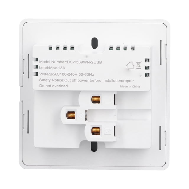 Prise Intelligente Télécommandée, Prise Murale Intelligente USB Contrôle par Application Prise Intelligente Ingénierie de Précision