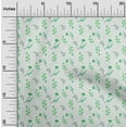 thumbnail image 1 of oneOone Rayon Green Fabric Florals Craft Projects Decor Fabric Printed By The Yard 56 Inch Wide, 1 of 4