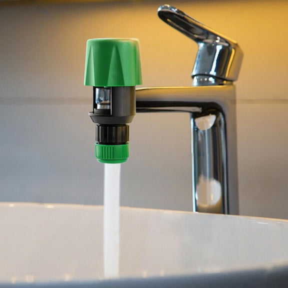 QHUDLV Kitchen Garden Hose Pipe Connector Rounds Square Mixer Adaptor Multi Taps-&