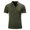 Army Green, variant on Mens Shirts Summer Men Casual Solid Button Short Sleeve Stand Collar Pullover T-Shirt Tops