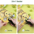 thumbnail image 2 of high qualityMini Bag Sealer, 2 in 1 Heat Sealer For Snacks, Rechargeable Handheld Plastic Bag Resealer, Portable Vacuum Bag Sealing Machine, 2 of 4