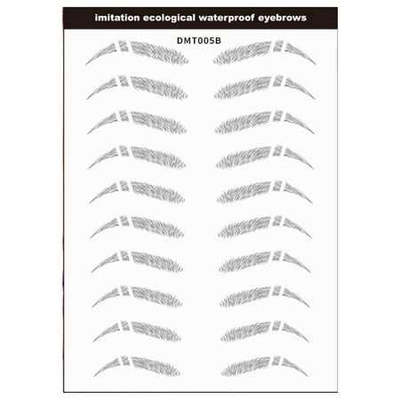 

BESTHUA Eyebrow Tattoo Stickers Long Lasting Eyebrow Makeup Cosmetic
