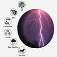 thumbnail image 6 of Kll Thunderstorm Violet Purple Tire Cover,Universal Wheel Tire Cover For Trailer, Rv, Suv, Truck,Camper And Many Vehicle,(15 Inch), 6 of 7