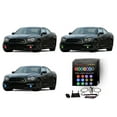thumbnail image 6 of Flashtech RGB Multi Color LED Halo kit with Wifi App for 11-14 Dodge Charger Fog Lights, 6 of 11