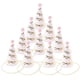 thumbnail image 2 of Sombrero de fiesta de cumpleaños con bola de pelo brillante y dorado para niños y adultos Dorado blanco, 2 of 9