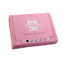 Black Rain Ordnance High Strength 2 Pistol Gun Safe with Biometric System, Pink
