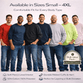 thumbnail image 3 of BILLIONHATS 24 Pack Mens Adult Crewneck Fleece Lined Pullover Sweatshirt Bulk, Mixed Assorted, Wholesale Donation Homeless (Small), 3 of 7