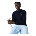 thumbnail image 7 of Lacoste Men's Sport Cotton Blend Fleece SH1505 423 Sweatshirt Navy Blue UK 4, 7 of 7