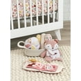 thumbnail image 3 of Modern Moments by Gerber Baby & Toddler Girl Ultra Soft Fitted Crib Sheet, Pink Floral, 3 of 8