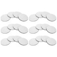 thumbnail image 1 of Posavasos de sublimación de 24 piezas, posavasos de taza a prueba de quemaduras, en blanco, de neopreno blanco para transferencia de calor de automóviles, 1 of 6