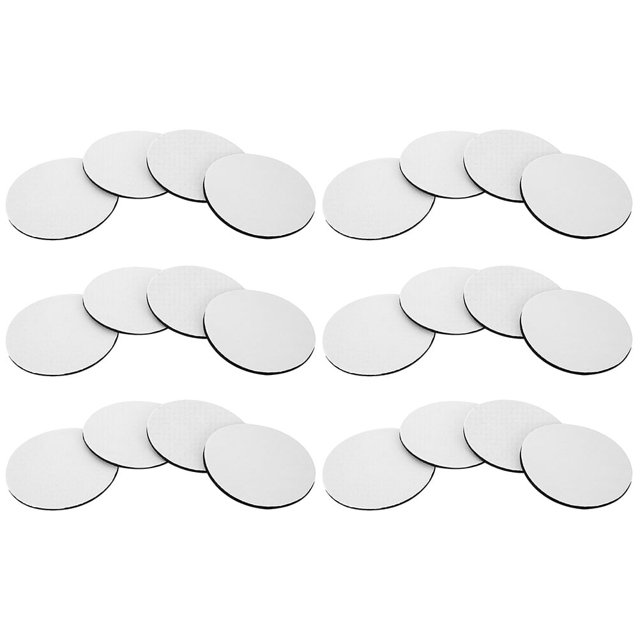 Posavasos de sublimación de 24 piezas, posavasos de taza a prueba de quemaduras, en blanco, de neopreno blanco para transferencia de calor de automóviles