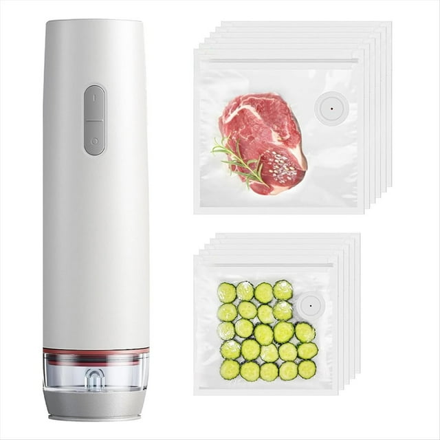 Selladora Al Vacío Práctica: Selladora Al Vacío para Trabajo Continuo A Alta Velocidad, Selladora Compacta de Alimentos con 30 Bolsas.
