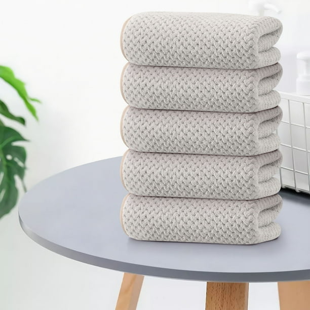 Decoración del hogar, Toallitas, Toallas, Toallas de baño, Toalla de terciopelo, suave, absorbente, lisa, con estampado de piña, toalla de cara, toalla de mano gruesa, toalla de baño, toallas