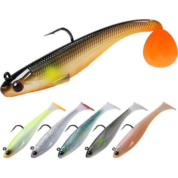 Soft Lures for Carp, Pike, Trout, Bass, Hardbait Fishing with Hooks or  Ultra Sharp, Japanese Formula, Predator Fishing Lure for Saltwater and  Freshwater Sea 