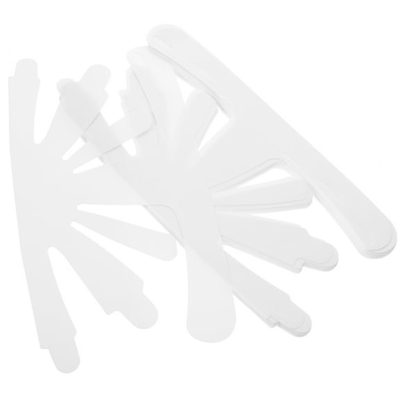 PAMINGONO 25Pcs White Hat Inner Rack Plastic Support for Baseball Cap Shape Retention