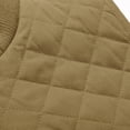 thumbnail image 5 of Bienzoe Women Lightweight Quilted Vest Puffer Padded Fashion Zip Causal Jacket Tan M, 5 of 9