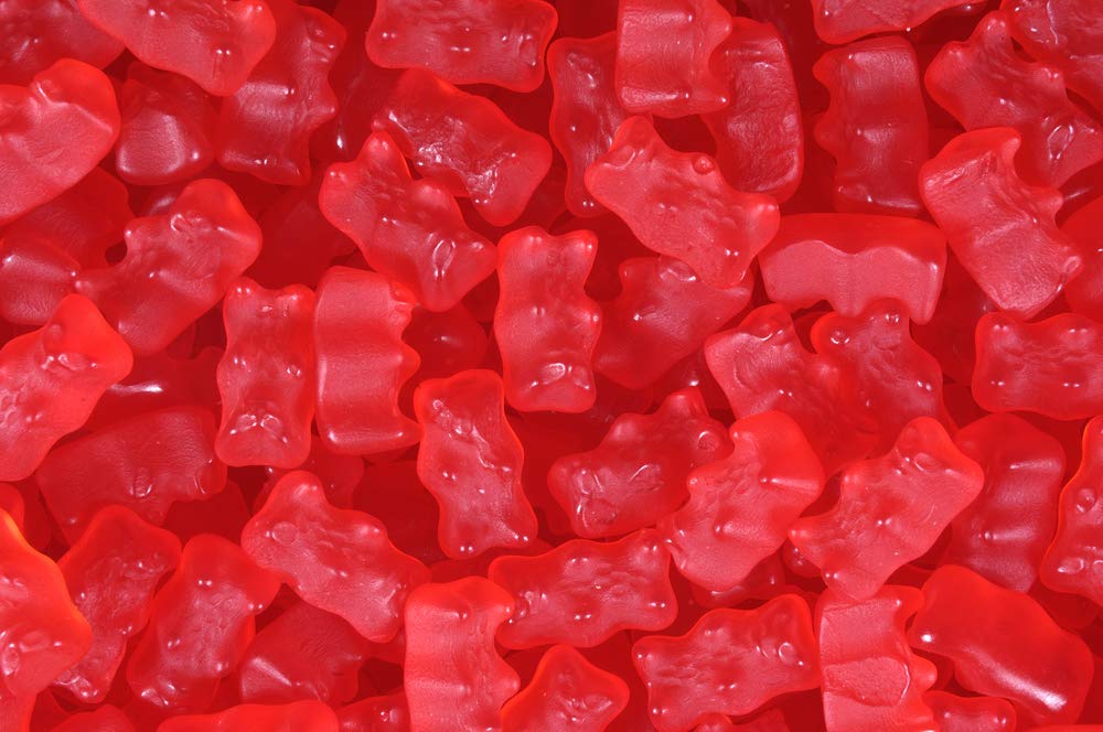 Juju Cinnamon Gummy Bears Candy, Bulk 2 Pounds Bag