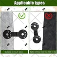 thumbnail image 4 of YMARPT Shade Cloth Heavy Duty Lock Grip, Shade Cloth Fix Plastic Clips, Tent Clips Tarp Clips for Outdoor Garden Netting, 4 of 6