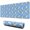 Blue Cartoon Unicorn, variant on Long Mouse Pads for Desk,Blue Cartoon Unicorn Cloud Pattern Desk Mats on Top Of Desks, Desk Mouse Pad Extra Large with 3mm Non-Slip Base and Stitched Edge for Gaming,Office,Work,Home 31.5"x11.8"