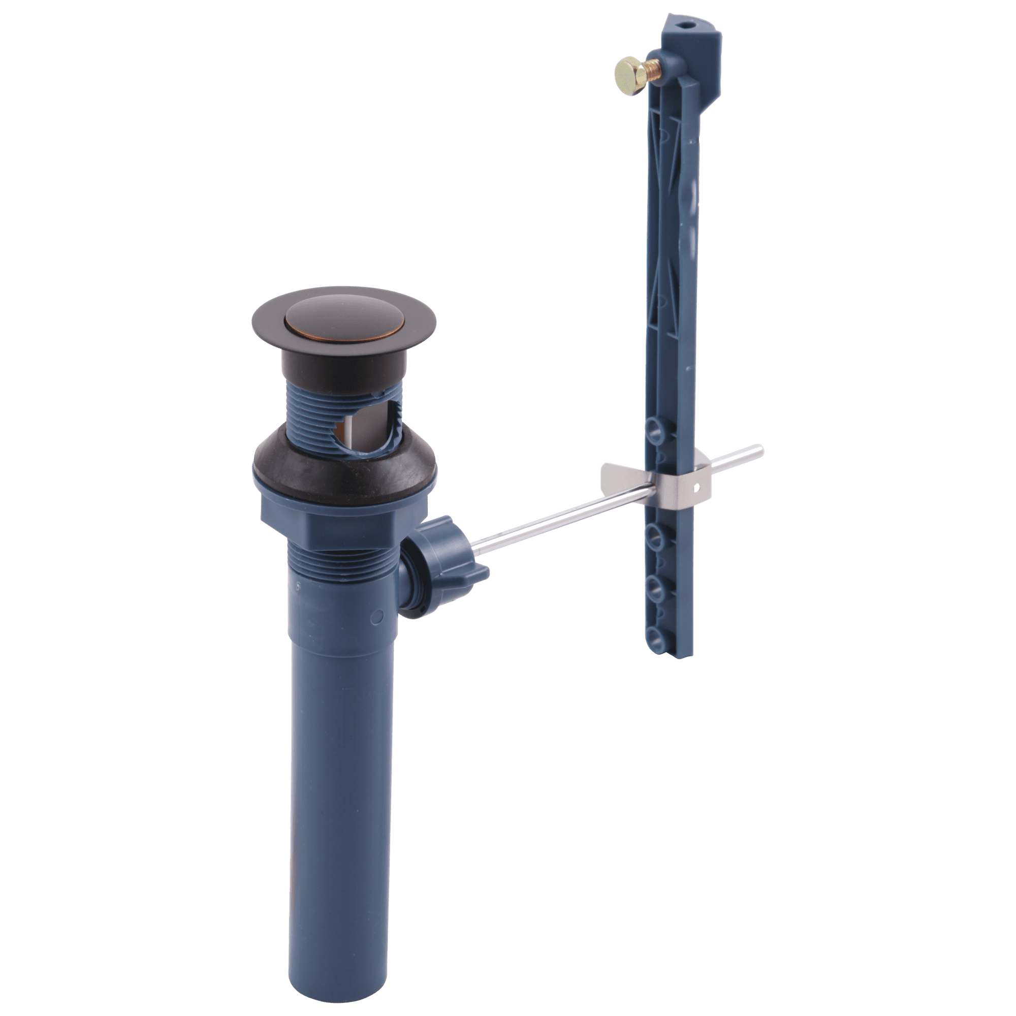 Delta Plastic PopUp Drain Assembly Less Lift Rod for Bathroom Sinks in