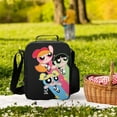 thumbnail image 6 of The Powerpuff Gi-rls Lunch Tote Bag Reusable Bento Bag Lunch Box Insulated Cooler Bag Adjustable Shoulder Bag, 6 of 8