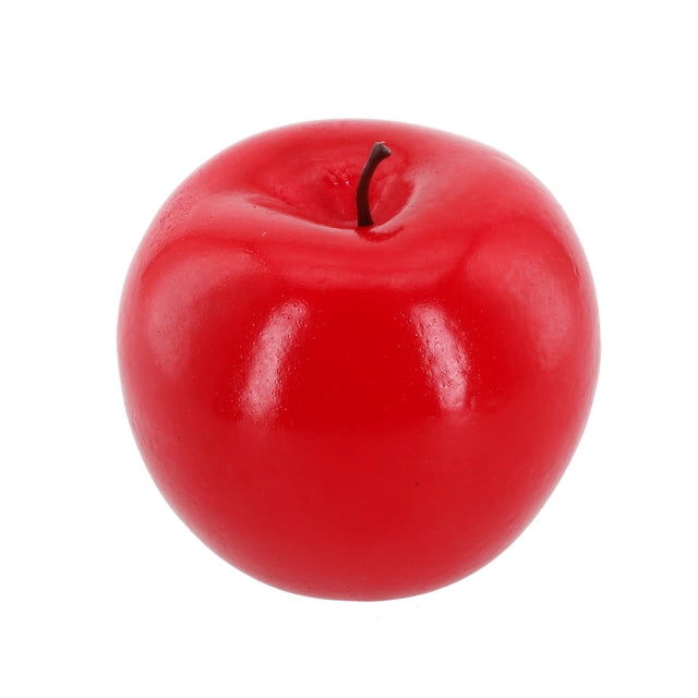 Chendee Variety Artificial Fruit Fake Fruit Plastic Lifelike Simulation Table Home Decor,Big Red Apple