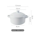 thumbnail image 2 of 10 Oz Ramekins, Creme Brulee Ramekins Oven Safe, Porcelain Souffle Dish -White-Set of 4, 2 of 6