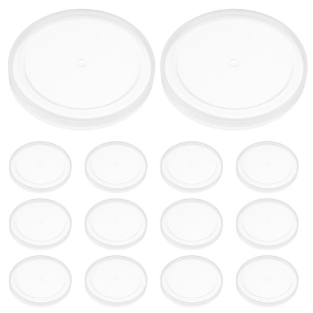 20 tapas transparentes para latas de refresco, tapas para latas de conserva, tapas para tarros de cristal, tapas para latas de cerveza