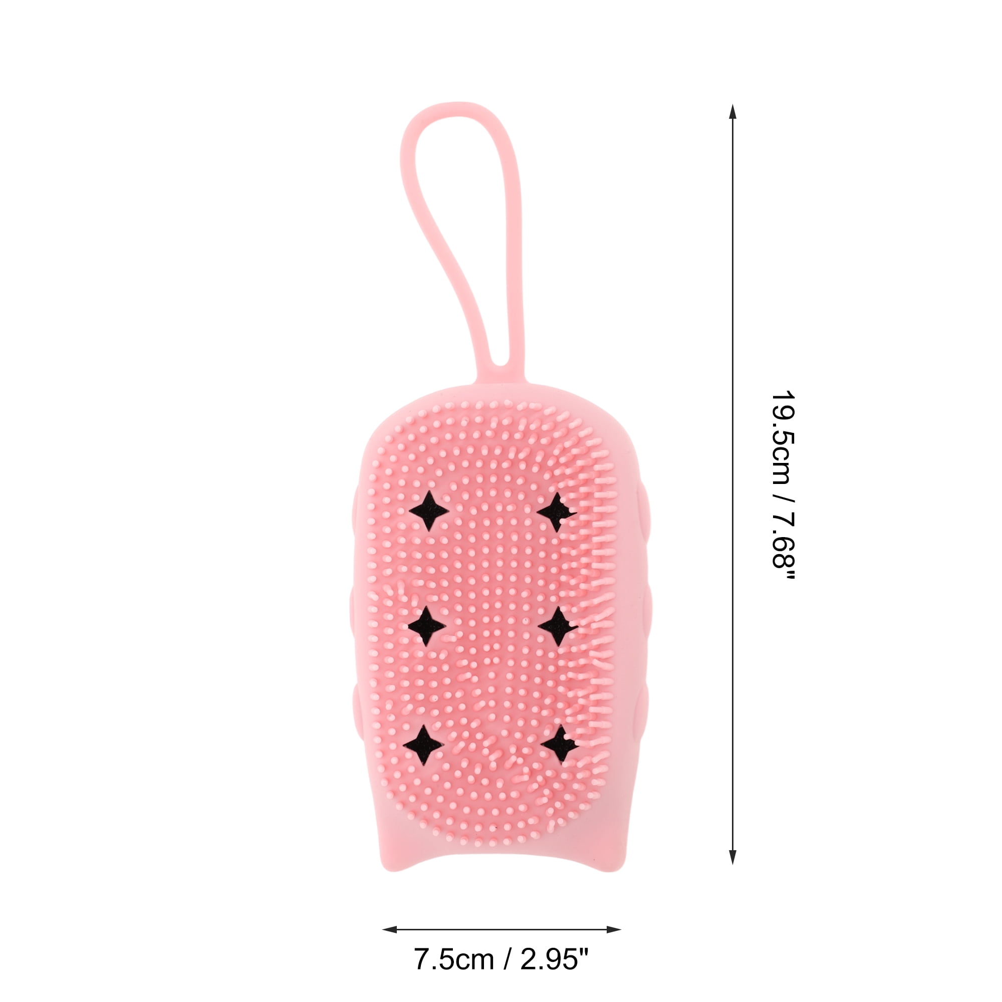 Unique Bargains Cartoon Owl Bath Brush 1 Pc  Pink