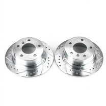 Power Stop EBR498XPR Evolution Drilled & Slotted Rotors -Rear Fits select: 2000 BMW Z3 2.8, 1996-1997 BMW Z3