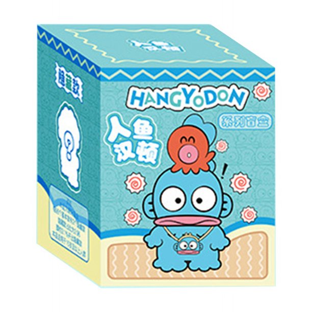 Caja ciega de 8 piezas de sirena Hangyodon, figura de anime de pez de boca grande, decoración de escritorio, regalo sorpresa para estudiantes, caja misteriosa al por mayor