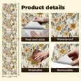 thumbnail image 5 of Peel and Stick Wallpaper 23.6in x 9.8ft Boho Floral Warm Tones Contact Paper Vinyl Self-Adhesive Removable Wall Paper for Bedroom DIY Home Decor Renter Friendly, 5 of 8
